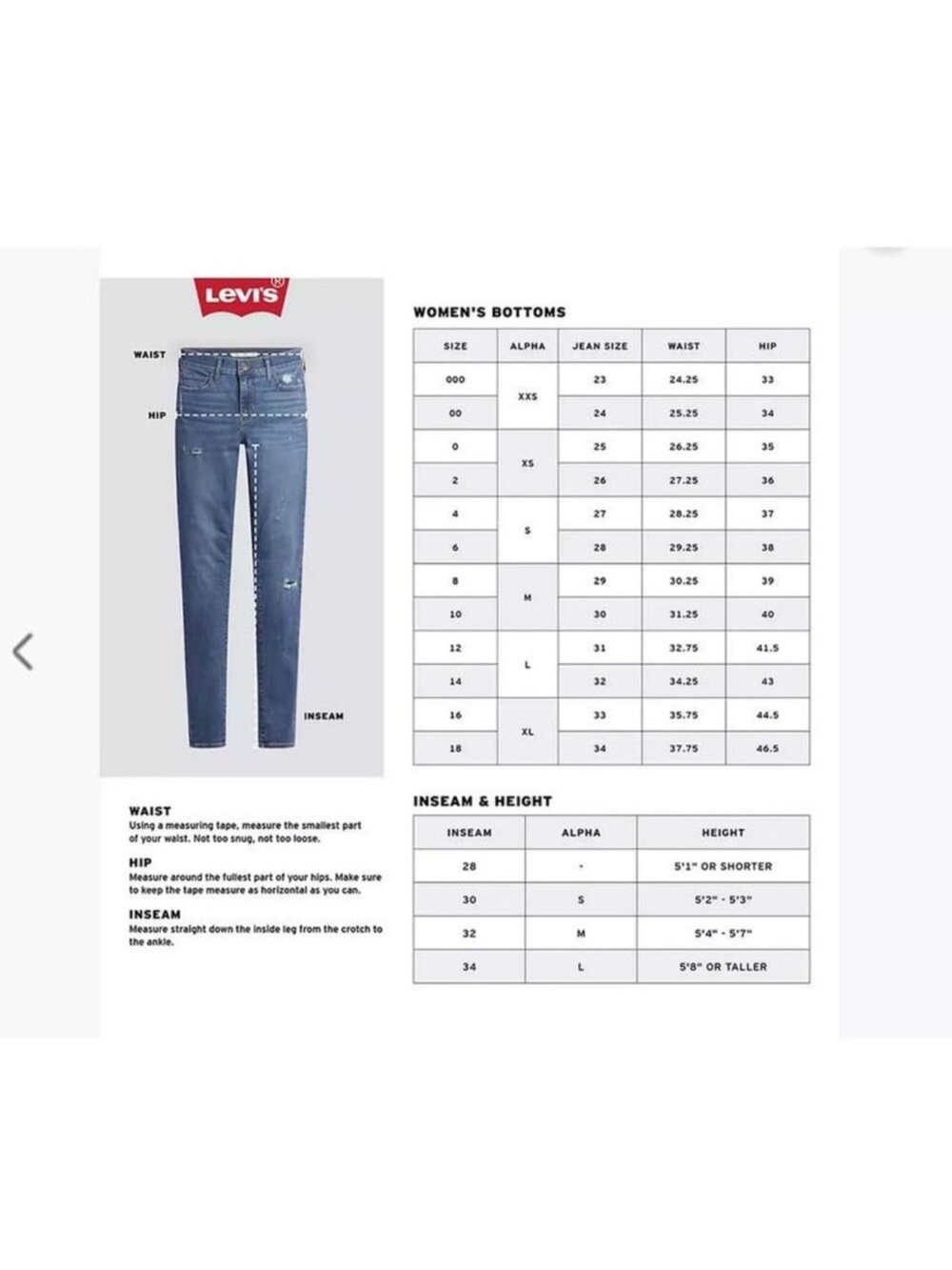 Levi's Wide Leg High-Rise Jeans - Black baggy USA 28 - Picture 4 of 7